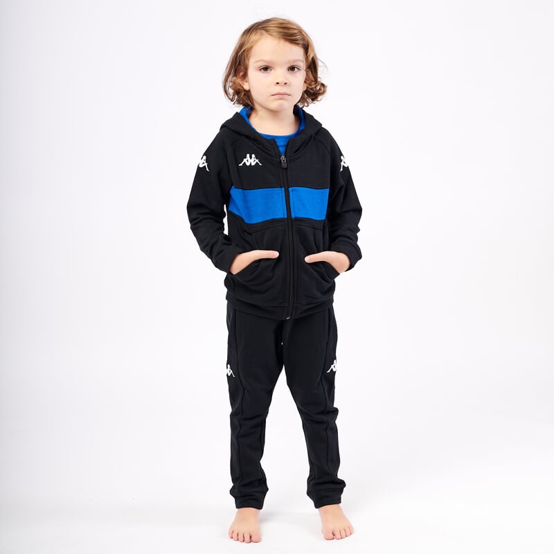 KAPPA4SOCCER DACCIOZI mikina JR černá/modrá