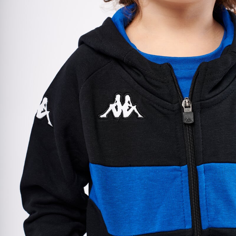 KAPPA4SOCCER DACCIOZI mikina JR černá/modrá