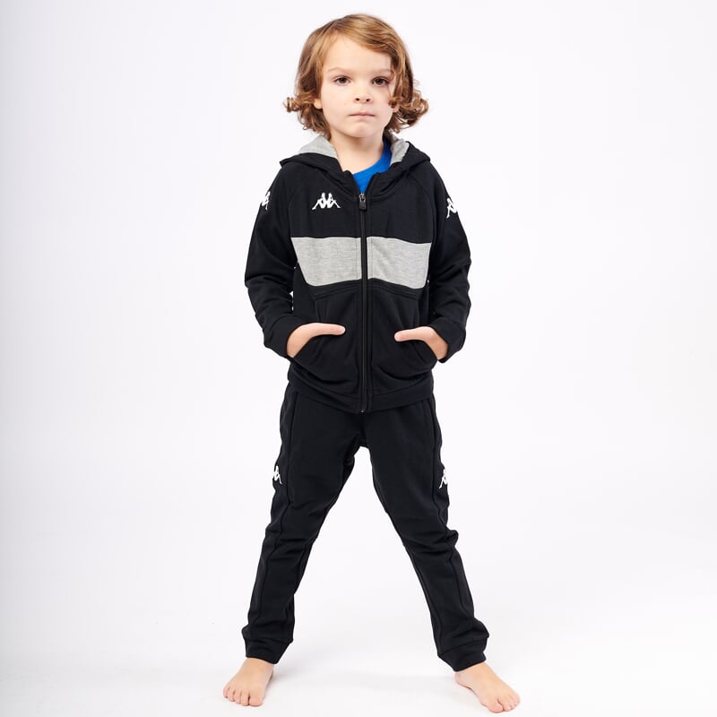KAPPA4SOCCER DACCIOZI mikina JR černá/šedá
