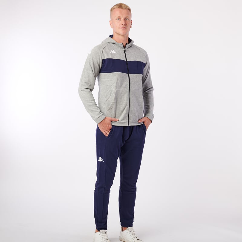 KAPPA4SOCCER DACCIOZI mikina šedá/tmavě modrá
