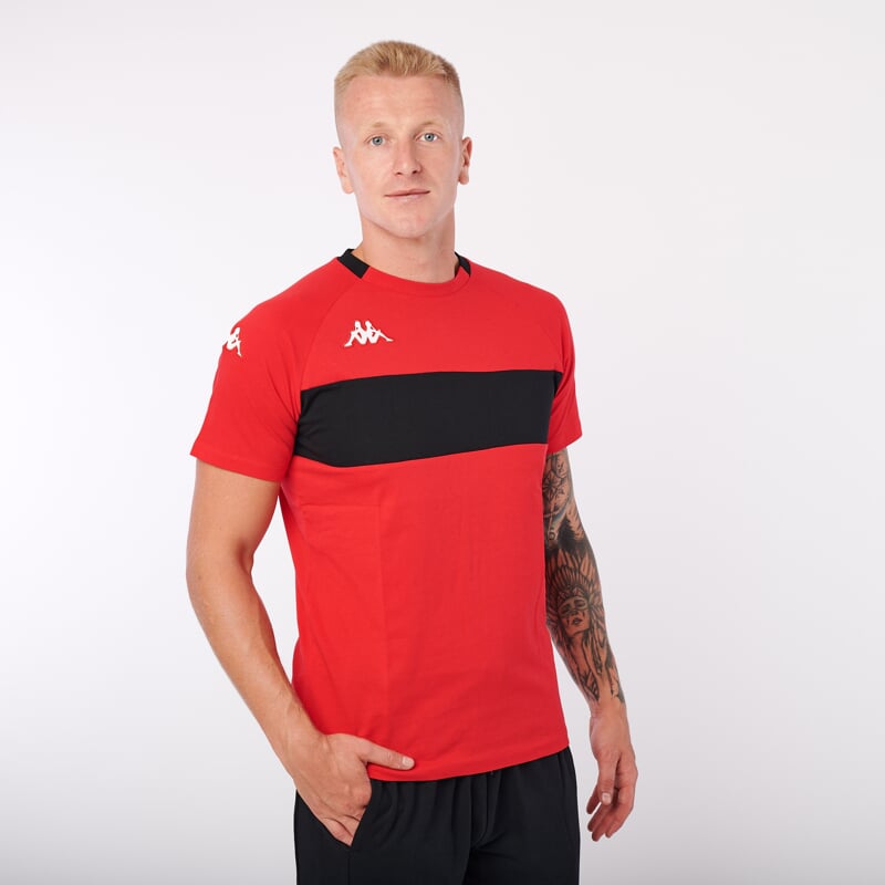 KAPPA4SOCCER DIAGO triko červená/černá