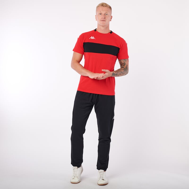 KAPPA4SOCCER DIAGO triko červená/černá