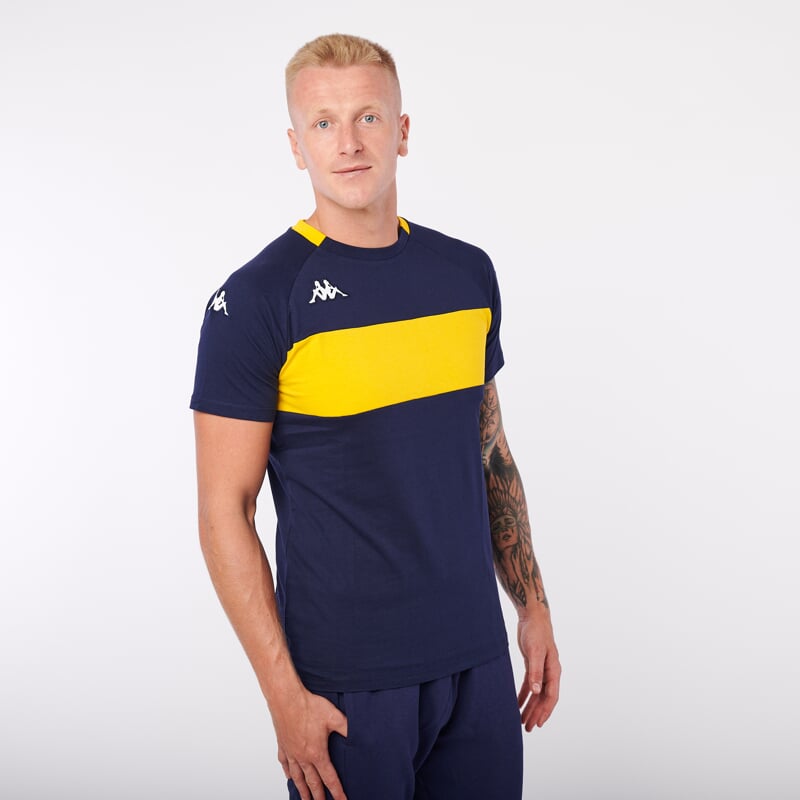 KAPPA4SOCCER DIAGO triko tmavě modrá/žlutá