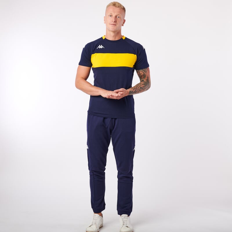 KAPPA4SOCCER DIAGO triko tmavě modrá/žlutá