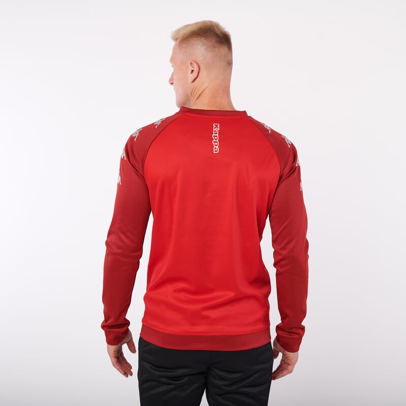 KAPPA4SOCCER PARME mikina červená