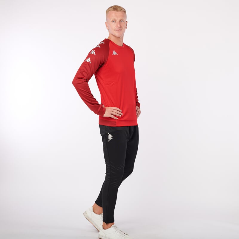 KAPPA4SOCCER PARME mikina červená