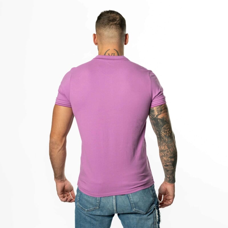 LOGO EZIO SLIM polo (351683W) fialová/tm.fialová