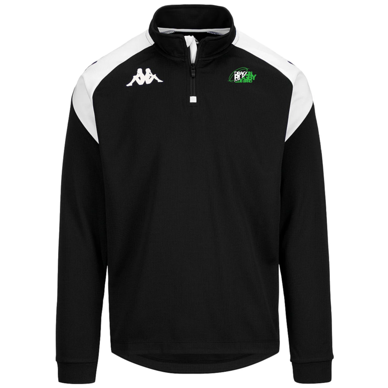 LOVATO mikina Dragon Rugby Jr černá-bílá
