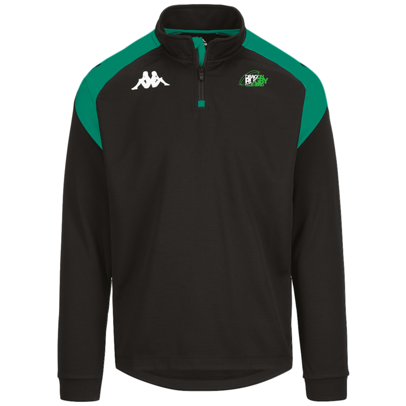 LOVATO mikina Dragon Rugby Sr černá-zelená