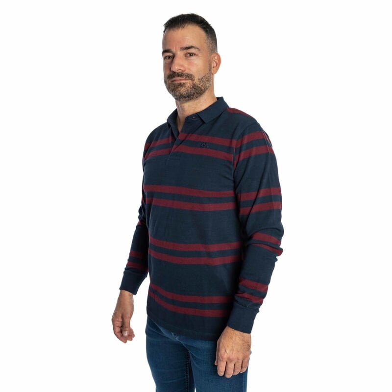 MISKA polokošile tm. modrá s vínovou