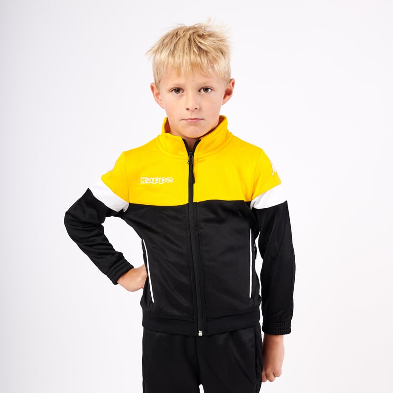 VACONE mikina Jr černá/žlutá
