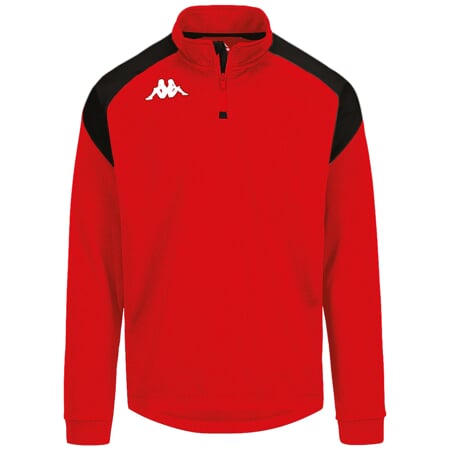KAPPA4FOOTBALL LOVATO mikina červená-černá