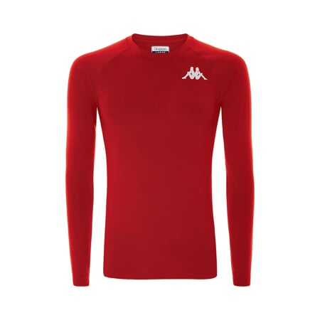 KAPPA4SKIN VURBAT UNDERSHIRT LS thermo triko červená-melír
