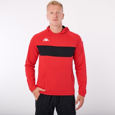 KAPPA4SOCCER DACCIO mikina červená/černá