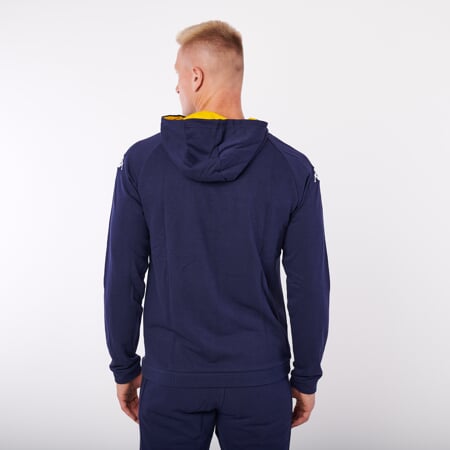 KAPPA4SOCCER DACCIO mikina tmavě modrá/žlutá