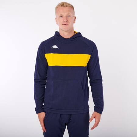 KAPPA4SOCCER DACCIO mikina tmavě modrá/žlutá