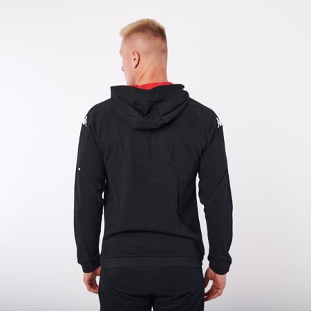 KAPPA4SOCCER DACCIOZI mikina černá/červená