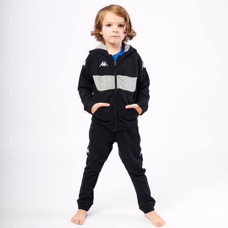 KAPPA4SOCCER DACCIOZI mikina JR černá/šedá