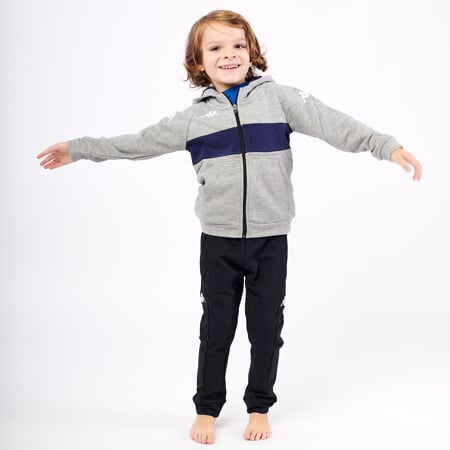 KAPPA4SOCCER DACCIOZI mikina JR šedá/tmavě modrá