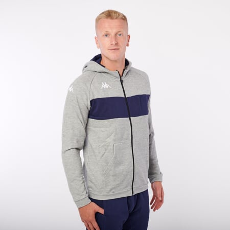 KAPPA4SOCCER DACCIOZI mikina šedá/tmavě modrá
