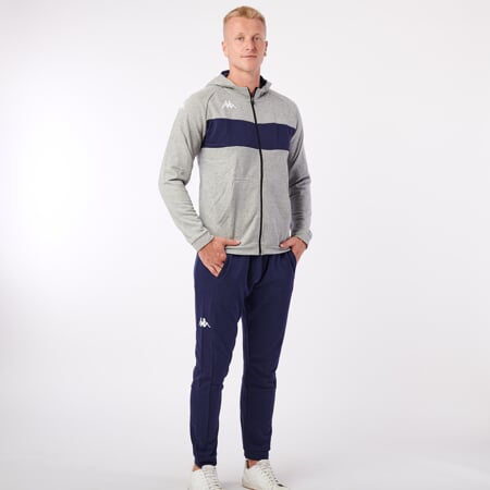 KAPPA4SOCCER DACCIOZI mikina šedá/tmavě modrá