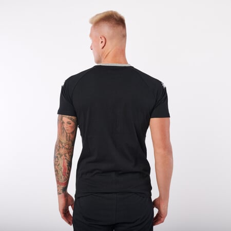 KAPPA4SOCCER DIAGO triko černá/šedá