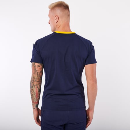 KAPPA4SOCCER DIAGO triko tmavě modrá/žlutá