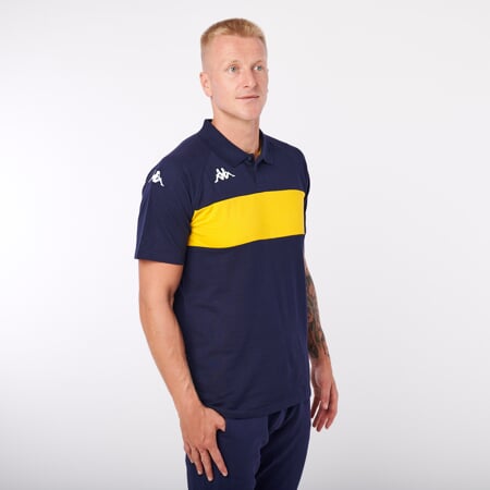 KAPPA4SOCCER DIANETTI polo modrá/žlutá