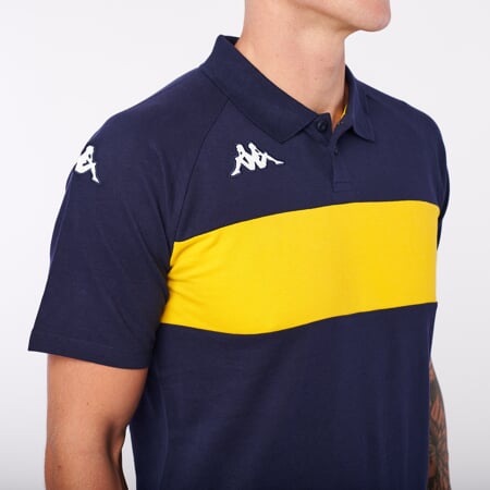 KAPPA4SOCCER DIANETTI polo modrá/žlutá