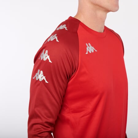 KAPPA4SOCCER PARME mikina červená