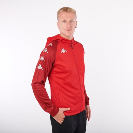 KAPPA4SOCCER TORTONA mikina červená