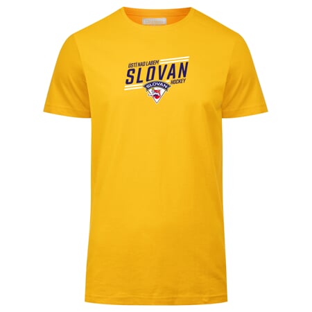 LOGO KAFERSCK HC SLOVAN ÚSTÍ tričko Jr žlutá