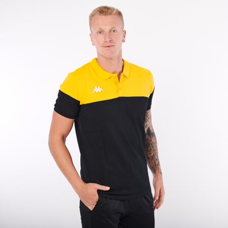 PIANETTI polo černá-žlutá