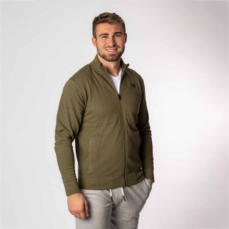 ROD TERRY mikina (67117XW) olivově zelená